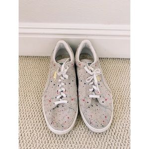 Puma paint splatter sneakers